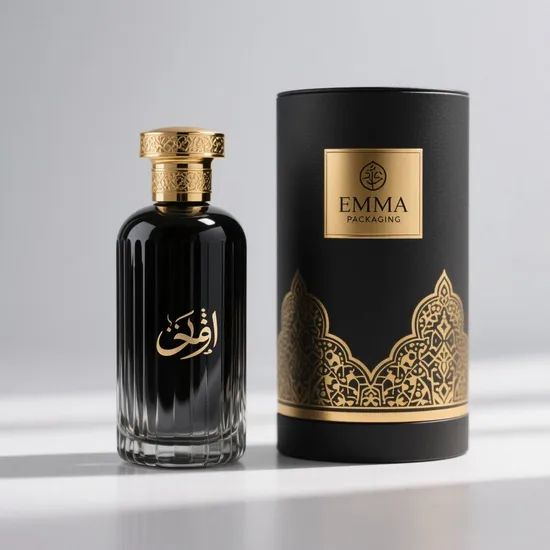 Round Perfume Box Oud Fragrance Special Packaging - Image 2