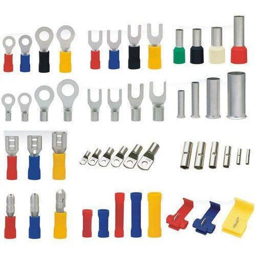 Cable Lugs And Terminals Thickness 1-2 mm Voltage Rate 220 V Handle Material PVC Lugs Material Aluminum Surface Finished - Image 1
