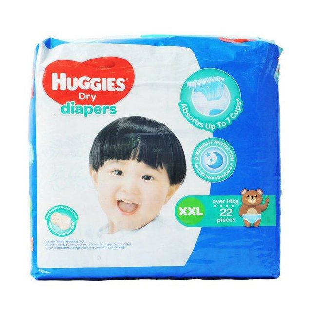 5 Layers Ultra Absorbent High Absorbency Soft Breathable Pant Huggies Silver Diapers for Babies - Image 4