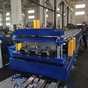 Galvanized Floor Tile Sheet Floor Deck Metal Decking Roll Forming Making Machine - Image 4