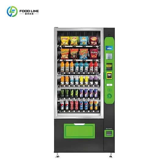 Combo Vending Machine for Foods and Drinks with Touch Screen Card Reader Coin Cash Payment - Image 3