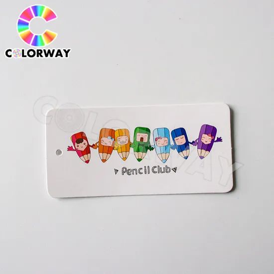 Recycled Paper Jeans Hang Tag Type Hang Shape Strip Size 4cm*9cm Material Paper Pattern Printed Model NO. DC-57 Origin - Image 4