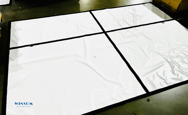 Truck Trailers Covers PVC Tarpaulin Side Curtain Material PVC Waterproofing Yes Brand Name WINSUM Design Style plain Packaging clear film - Image 3