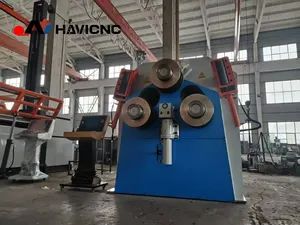 Aluminum Profile Pipe Bending Equipment Hydraulic Steel Rolling Profile Bending 3 Roll Bending Machine - Image 1