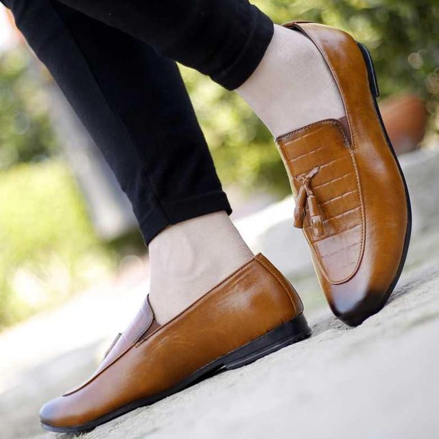 Genuine Loafer Leather Gents Shoes - Image 4