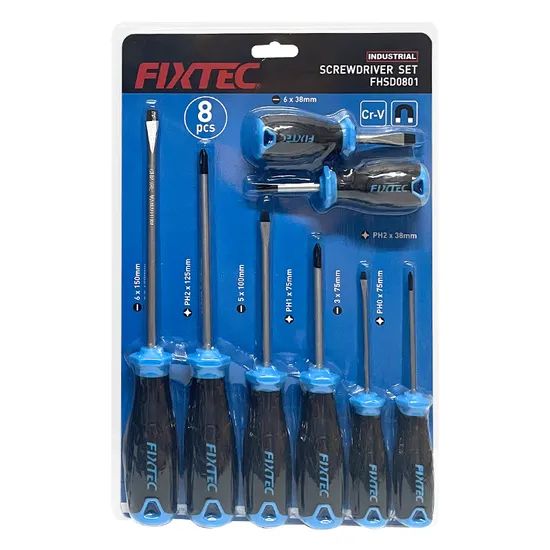 Fixtec 8PCS Professional Portable Multi Purpose Hand Tool Mobile Tools Phone Repair Screwdriver Set - Image 4