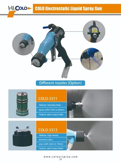 Manual Electrostatic Wet Liquid Painting /Paint Machine with Spray Gun - Image 4