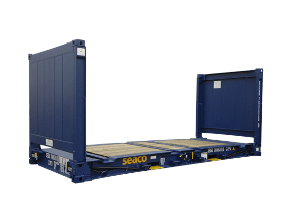 Used Shipping Containers / 20Ft X 8Ft Used Flat Rack Shipping Containers - Image 2