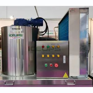 500kg/Day Flake Ice Making Machines Flake Ice Maker Origin China Condition New Trademark ICEUPS Certification CE Refrigerant R404A - Image 2