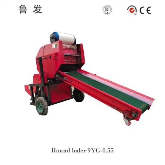 Silage Baler and Wrapper Machine Wet Straw Packing Wrapping Machine Corn Stalk Mini Round Silage Baler - Image 1