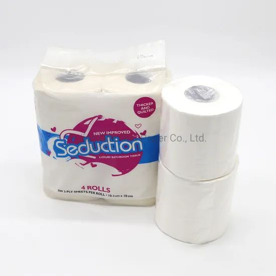 Toilet Paper in 4-Grain Rolls Biodegradable Embossed Toilet Paper - Image 3