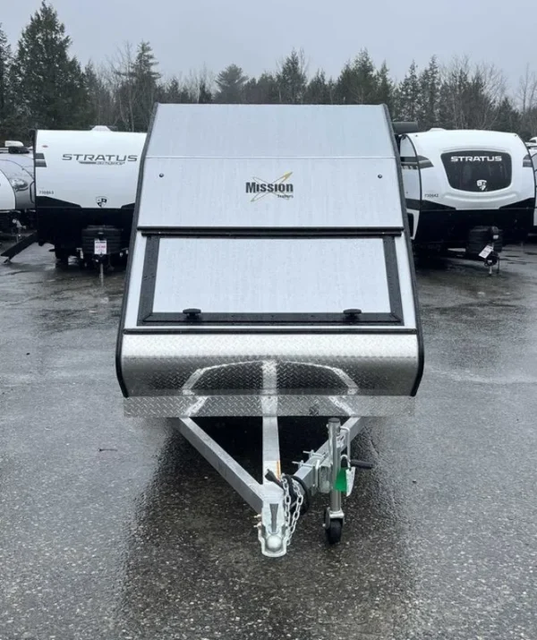 Enclosed Trailers / 2024 Mission Trailers 60×12 Aluminum Single Place Crossover w/Galvanized Package, Rear Canopy - Image 4