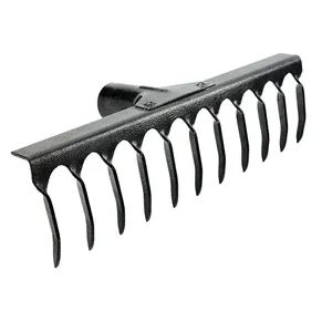 Carbon Steel Garden Tools Farming Rake Agriculture Rake Size Chose Sample Free Scope Gardens Trademark OEM Model NO. rake - Image 3