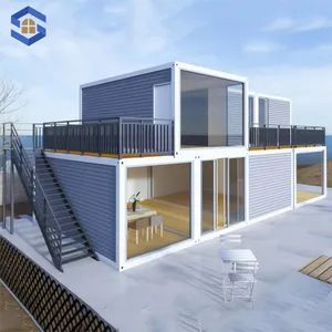 Economic Prefab Worker Accommodation Steel Frame Mobile Modular Apartment Integrated Prefabricated Container Home Housing - Image 2