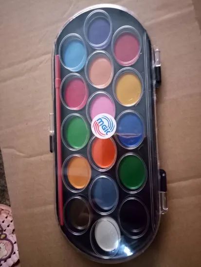 WK12 12Color Plastic Art Paints Safety OEM China MOQ100 15D Test Safety Origin China Trademark oem Model NO. WK12 Type Art Paints - Image 5