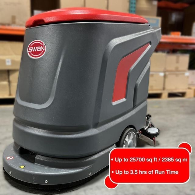 LAUCO Walk-Behind Auto Floor Scrubber Machine, 20-Gal Commercial Battery Powered - Image 4