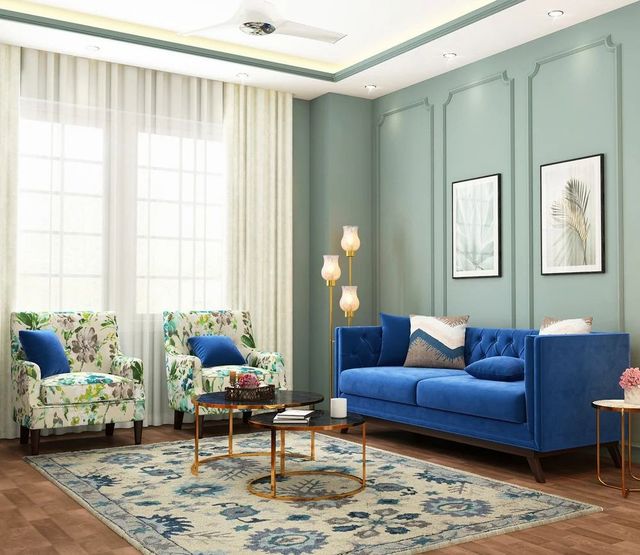 Living Room Interior Designing Service Design Style Modern Layout Design Smart Finish Quality Elegant Ambience Warm And - Image 2