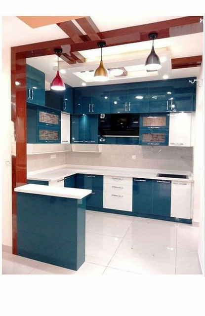 Modular Kitchen Service Material Wooden Warranty 1-5 Years Service Mode Offline Man Power 2-3 Person 3D Design Available - Image 7