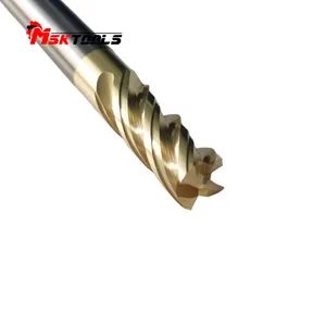 Tungsten Carbide Cemented Carbide 4f CNC Tools Square Milling Cutter - Image 1