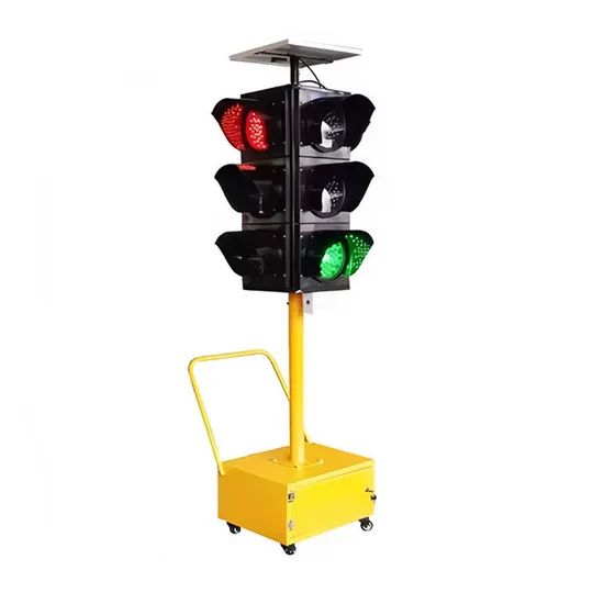 Factory Direct Sales Urban and Rural Waterproof Grade IP66 120lm Solar Powered Temporary Traffic Signal Lights - Image 2