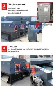 Plastic Sorting Machine Eddy Current Separator Municipal Solid Waste Sorting Machine - Image 6