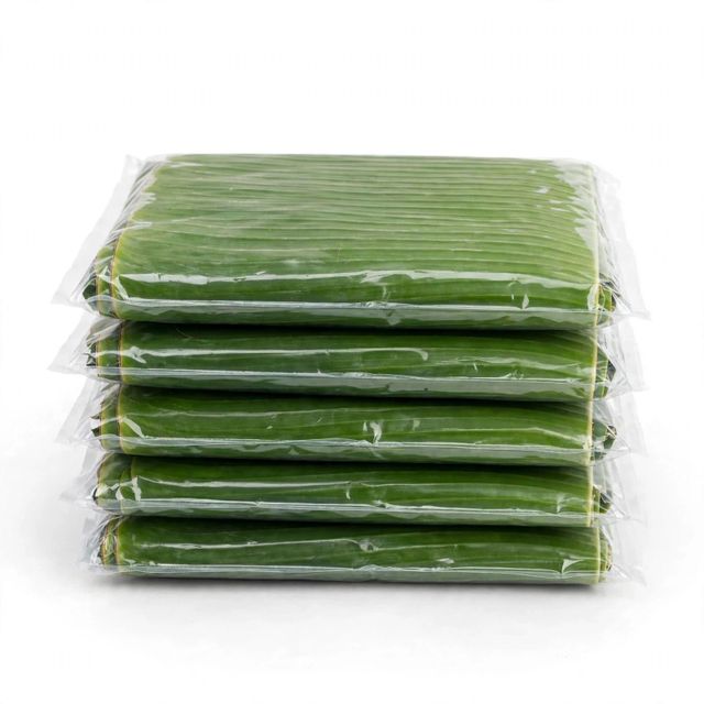 Fresh banana leaves frozen banana leaves pisang batu (banana stone) from indonesia – product photo 3, product detail gallery