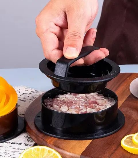 Non-Stick Plastic Manual Beef and Vegetable Burger Machine Mold, Meat Burger Press, Poultry Barbecue Tools, Steak Burger Press, Pie Machine - Image 1