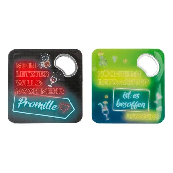 Multi-Functional ABS Card Shape Coaster Bottle Opener for Bar Counter Service - Image 4