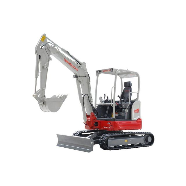 Takeuchi TB335R Mini Excavator for Earthmoving and Site Preparation - Image 3