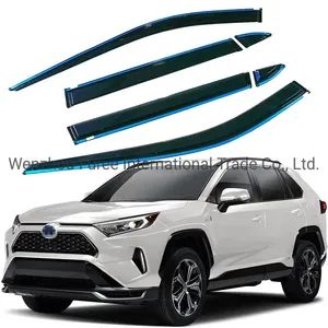 6PCS Car Window Visor Sun Rain Guard Shield Deflector for RAV4 - Image 1