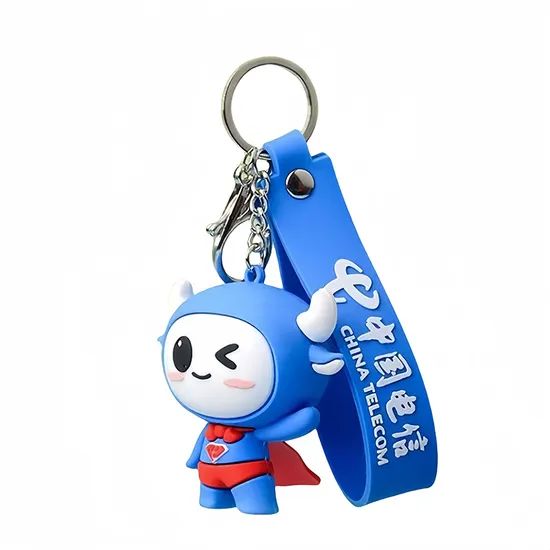 Customize 3D Cute Cartoon Characters PVC Silicone Keychain Pendant for Car Bag - Image 4