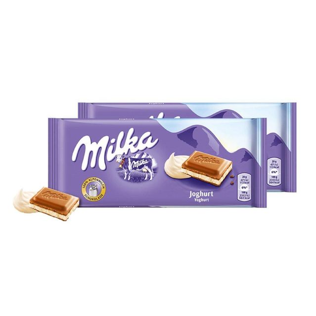 European Favorite: Milka Yogurt Chocolate Bar 100g Sweetener Cane Sugar Features Gluten-Free Cocoa Content > 50 % - 70 % - Image 4