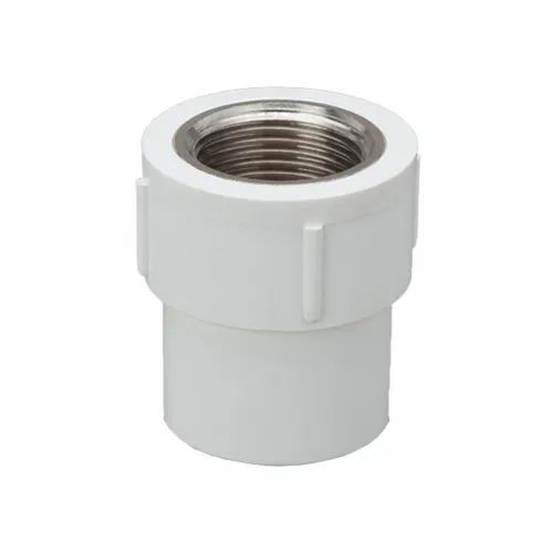 1'' White FTA Brass Insert Color White Material CPVC, Brass Usage Pipe Fitting Nominal Size 1'' Connection Threaded - Image 1