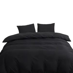 OEM Simple Fashion Pure Multi-Color Ruffles Washed Cotton Bed Sheets - Image 5