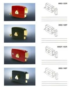 Garage Door Lock Rim Lock Part Lock Origin China Style Modern Model NO. dh Backset 60mm Type Key Lock Material Brass Trademark - Image 2