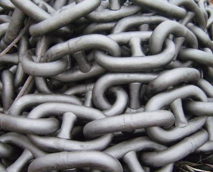 Used Marine Ship Chain Chain Types Studlink Chain, Studless Chain, Weak Link, 3 Link Adaptor Chain, 5 Link Adaptor Chain, 8 Link Adaptor - Image 3
