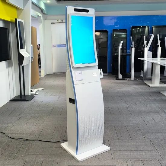 23.6 Inch Multi-Touch Function Curved Kiosk Vertical Design Self Service Kiosks - Image 2