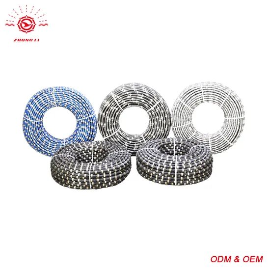 Diamond Rope Saw for Cutting Granite Rocks Origin Jiangxi Model NO. ZLW-006 Trademark Zhongli HS Code 8202991000 Color - Image 4