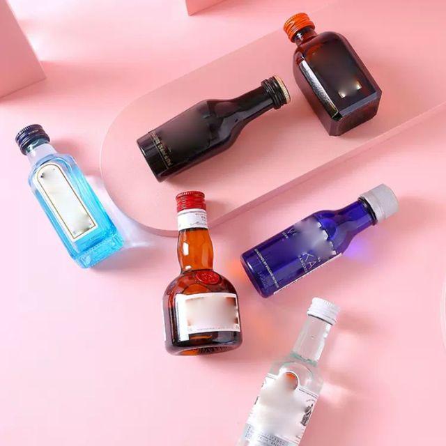 Wholesale 30ml 40ml 50ml 100ml Mini Miniature Juice Wine Spirit Liquor Glass Bottle for Whisky Vodka - Image 5
