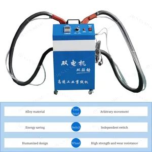 Electric Thread Suction Sewing Ends Cutting Machine Thread Cutter Double Head Motor Apparel Thread Trimming Machine Price - Image 3
