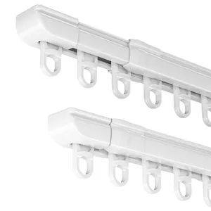 Wholesale Customized Classic American Style Surface Mount Single Layer Curtain Track - Image 5
