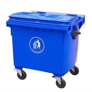 Garbage Container 660L Dust Bin Plastic Dustbin Trash Can - Image 2