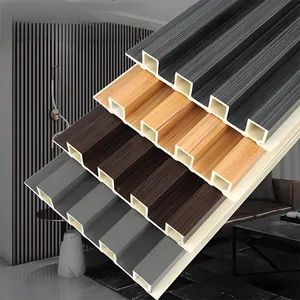 2022 New Color WPC Wall Panel White Building Interior Co-Extrusion Interior WPC Wall Panel - Image 2