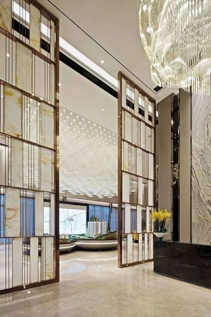 Aluminium Frame Glass Partition Design Plain Thickness 6 mm Finishing Matty Insulation Thermal System Thickness 45mm Partition Style Grid - Image 3