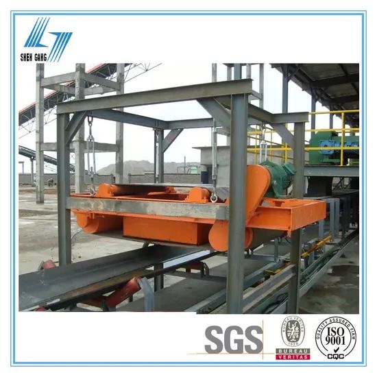 Industrial Eectro Overband Magnetic Separator Mass 2700kg Origin China Duty Cycle 100% Cold Power 4.2kw HS Code - Image 5