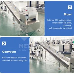 Mtn Automatic Granola Candy Bar Nut Mold Machine Date Energy Bar Make Machine Snack Bar Cut Machine - Image 3