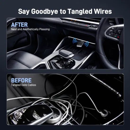 2 in 1 Wireless Carplay Adapter & Android Auto Wireless Adapter Plug&Play Low Latency Fast Connect - Image 6