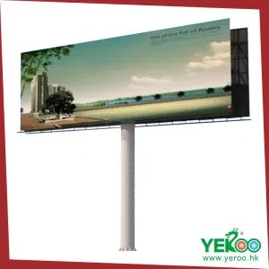 Double Sided Steel Structure Galvanized Advertising Billboard - Image 1