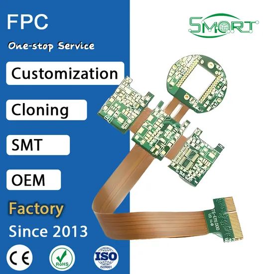 Smart Electronics Double-Sided Prototype Rigid-Flex PCB Circuit Boards Fabrication Boards Provide SMT Electronic Components - Image 1