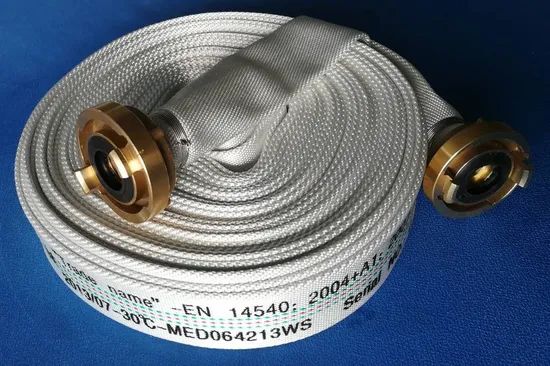 Cavas Fire Hose Single jacket Color White Origin China Diameter 63mm Model NO. RFH033 HS Code 59090000 Lining With Lining - Image 6